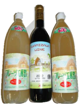 ワイン・りんごジュースセットの特産品画像