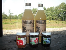 砂川産　りんごジュース・フルーツジャムセットの特産品画像
