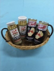 ホワイトアスパラ缶詰＆ピクルス瓶詰セットの特産品画像