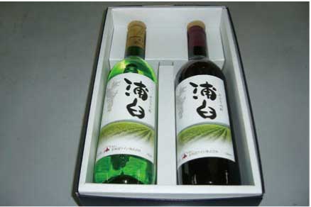 浦臼ワイン　赤・白2本セットの特産品画像