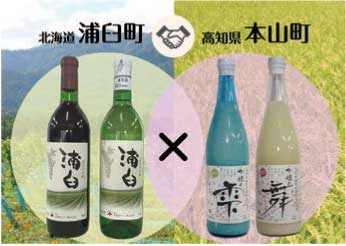 高知県本山町　お酒飲み比べセットの特産品画像