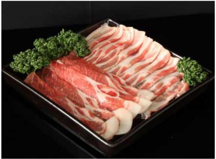 上川町産「渓谷・味豚」しゃぶしゃぶセットの特産品画像