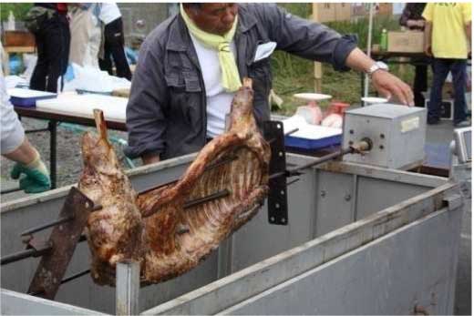 プレ・サレ焼尻　サフォークラム肉１頭（枝肉・チルド提供・約20㎏）の特産品画像