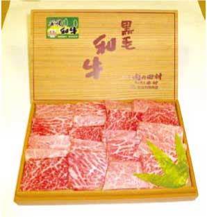 北海道産　美幌和牛バラ・モモ（焼肉用）1Kg箱詰の特産品画像