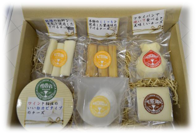 ASUKAのチーズ工房特製ナチュラルチーズ詰め合わせの特産品画像
