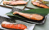 ブランド鮭「銀聖」の切り身ほか３種の鮭切身セットの特産品画像