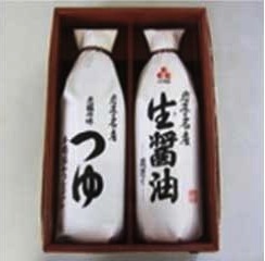 東和の佐々長醸造つゆ生醤油セットの特産品画像