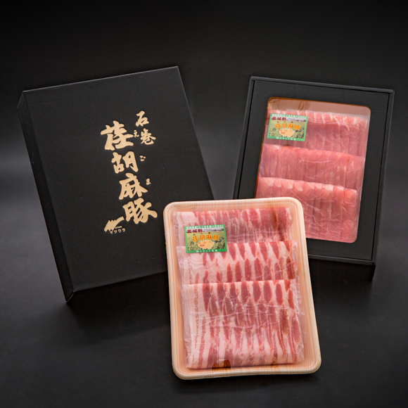 石巻産荏胡麻豚セットの特産品画像