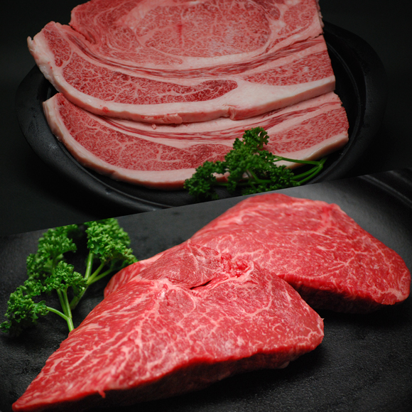 仙台牛の里 おおさき和牛 特選ステーキ鉄板焼きセットの特産品画像