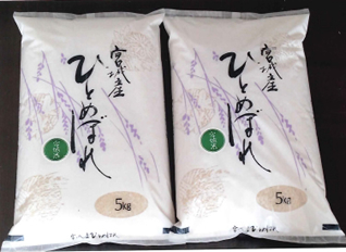 H27年産米「ひとめぼれ10kg」　玄米の特産品画像
