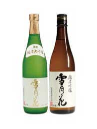 両関雪月花純米大吟醸・純米吟醸720ml セットの特産品画像