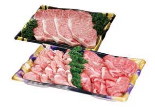 秋田産特選肉セット5人前+三梨牛サーロインステーキの特産品画像