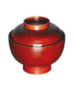 川連漆器 ケヤキ木地呂雑煮椀の特産品画像