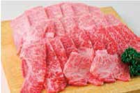 秋田由利牛　焼き肉用　特上カルビ　300gの特産品画像