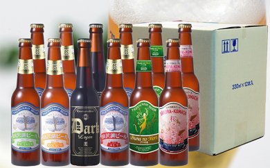 田沢湖ビール6種飲み比べ 12本セットの特産品画像