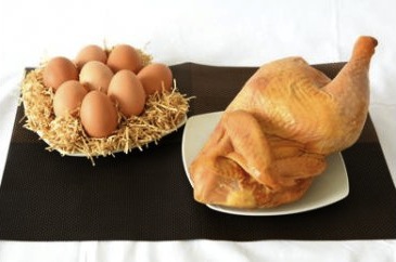 燻製比内地鶏と新鮮卵の特産品画像
