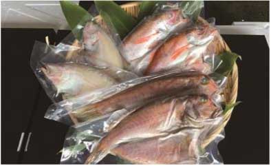 ノドグロ・アマダイ・カレイ 日本海の高級魚干物セットの特産品画像