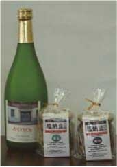 塩納豆・純米吟醸おくりびとセットの特産品画像