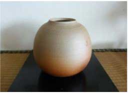 成島焼　和久井窯　窯変壺の特産品画像