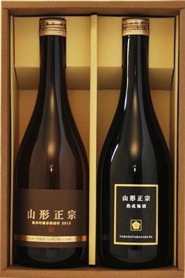 山形正宗（赤磐雄町、熟成梅酒）セットの特産品画像
