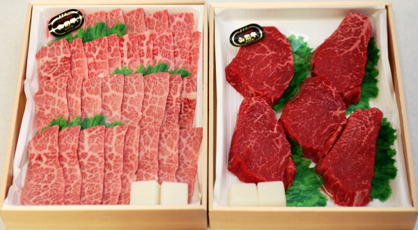 山形牛モモステーキ・カルビセットの特産品画像