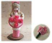 花笠（しらたか人形）&桜ブローチ（小）の特産品画像