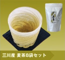 三川産　麦茶８袋セットの特産品画像