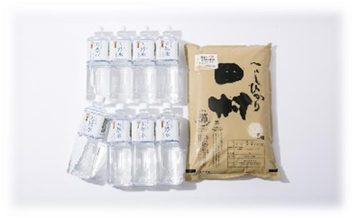 お米・天然水セットの特産品画像
