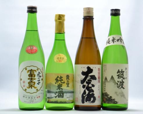 石岡地酒【日本酒】飲み比べセットBの特産品画像