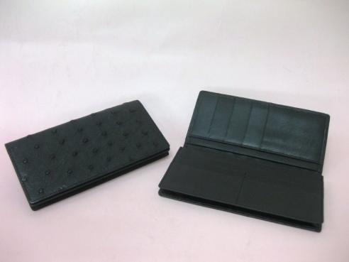 オーストリッチ　長財布（黒）の特産品画像