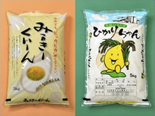 ミルキークイーン＆ひかりちゃん食べ比べセットの特産品画像