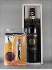イタリアグレーヴェ産キアンティワイン&ワインオープナーセットの特産品画像