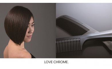 美髪プロテクトコーム LOVE CHROMEの特産品画像