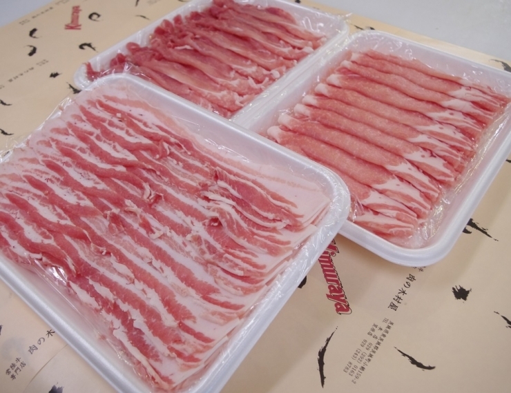 美明豚 食べ比べセット（しゃぶしゃぶ用1.8kg）の特産品画像