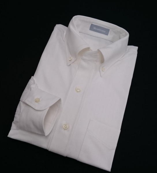 メンブラーナ動体裁断ドレスシャツ（ホワイトL）の特産品画像