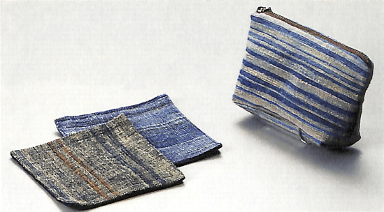 益子木綿　ポーチ＆コースター（２枚）の特産品画像
