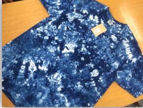 羽生市伝統工芸　藍染めTシャツの特産品画像