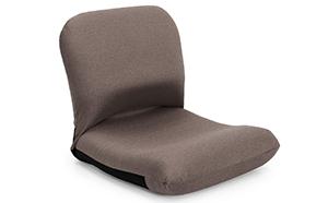 背中を支える美姿勢座椅子 色：ブラウンの特産品画像