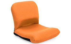 背中を支える美姿勢座椅子 色：オレンジの特産品画像