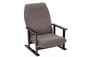 居住空間を考えた 腰と膝に優しい椅子（レバー式ハイバック）の特産品画像