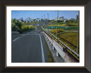吉川の風景画「わが町」複製 （キャラファイン）の特産品画像