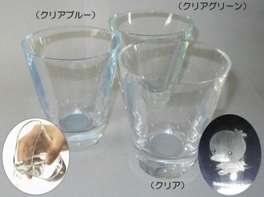 「shupua」グラス（「ミムリン」刻印付）の特産品画像