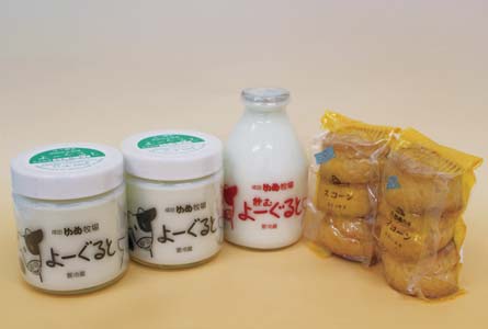 成田ゆめ牧場　ヨーグルト・焼き菓子セットの特産品画像