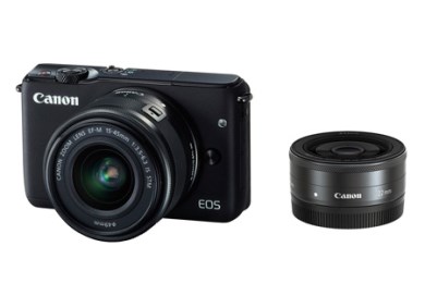 ミラーレスカメラ　EOS M10 ダブルレンズキット(ブラック）の特産品画像