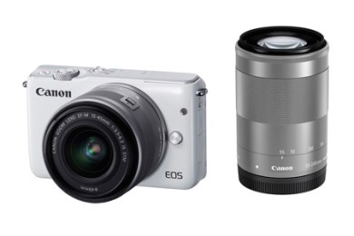 ミラーレスカメラ　EOS M10 ダブルズームキット（ホワイト）の特産品画像