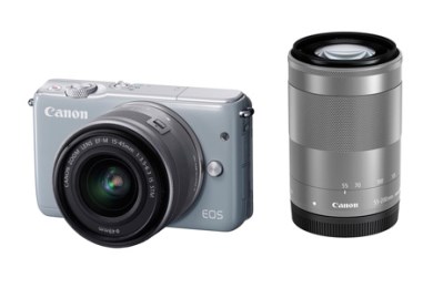 ミラーレスカメラ　EOS M10 ダブルズームキット（グレー）の特産品画像