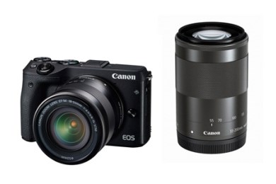 ミラーレスカメラ　EOS M3 ダブルズームキット（ブラック）の特産品画像