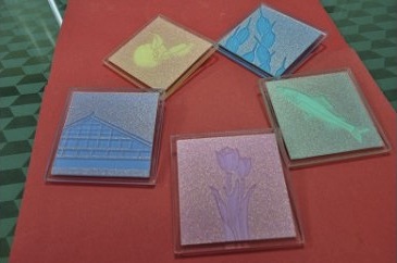 特殊ガラス加工品（装飾ガラス5枚セット）の特産品画像