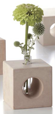 珪藻土ブロック　花器仕様の特産品画像