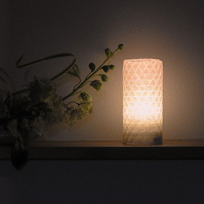 乾電池式LED照明器　螢の華光kiwami (3種類のシェード:和紙・ぼかし・桜のセット)の特産品画像